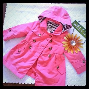 Pink Trench Coat